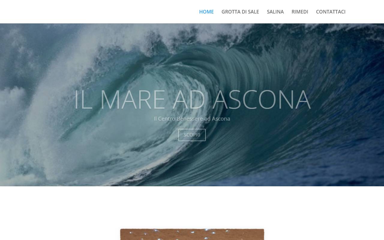 Anteprima del sito: Il mare ad Ascona Sagl