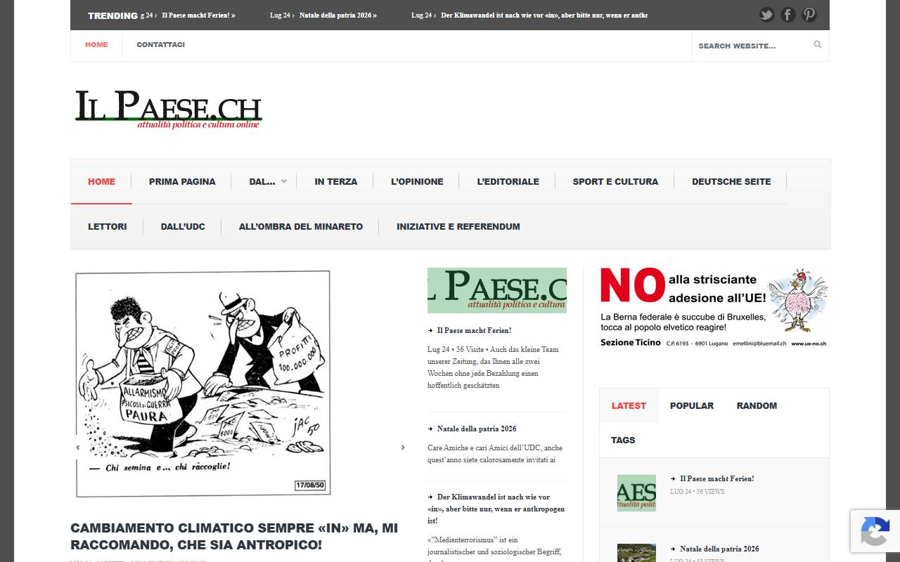Anteprima del sito: Il Paese società cooperativa