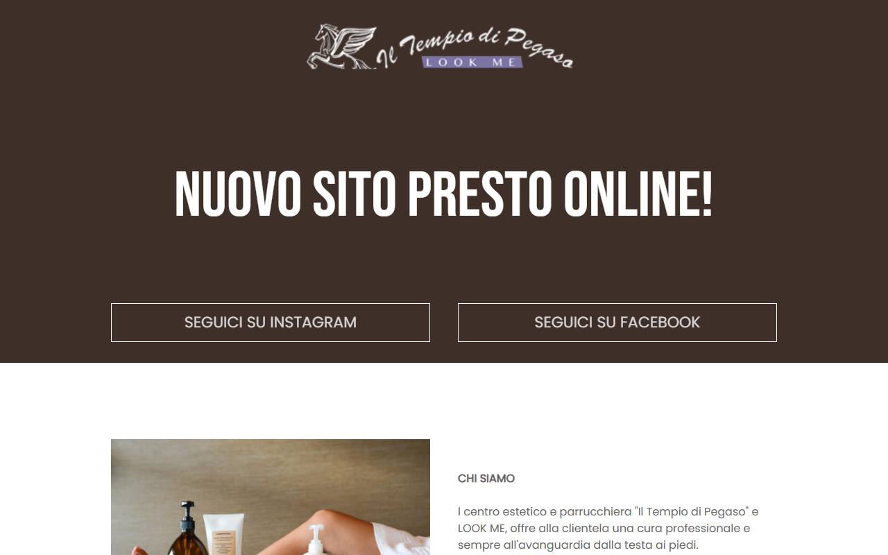 Anteprima del sito: Il Tempio di Pegaso LOOK ME di Patrizia Arrigo
