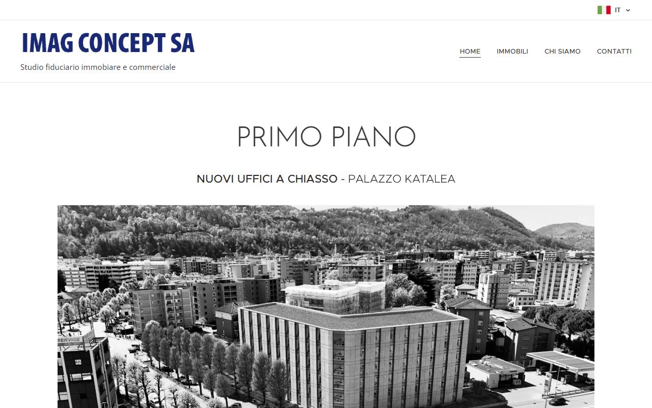Anteprima del sito: Imag Concept SA