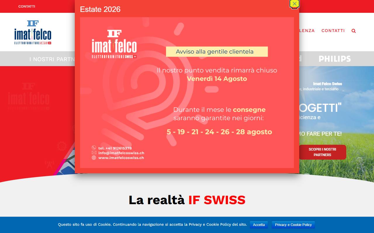 Anteprima del sito: Imat Felco Swiss SA
