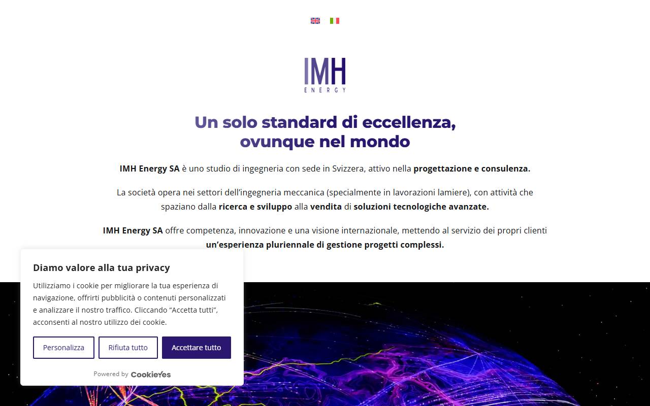 Anteprima del sito: IMH Energy SA