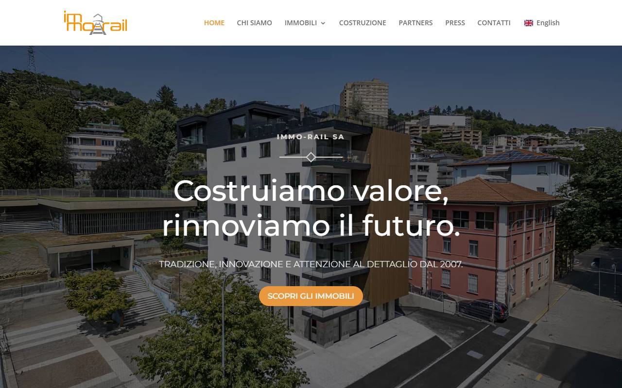 Anteprima del sito: Immo-rail SA