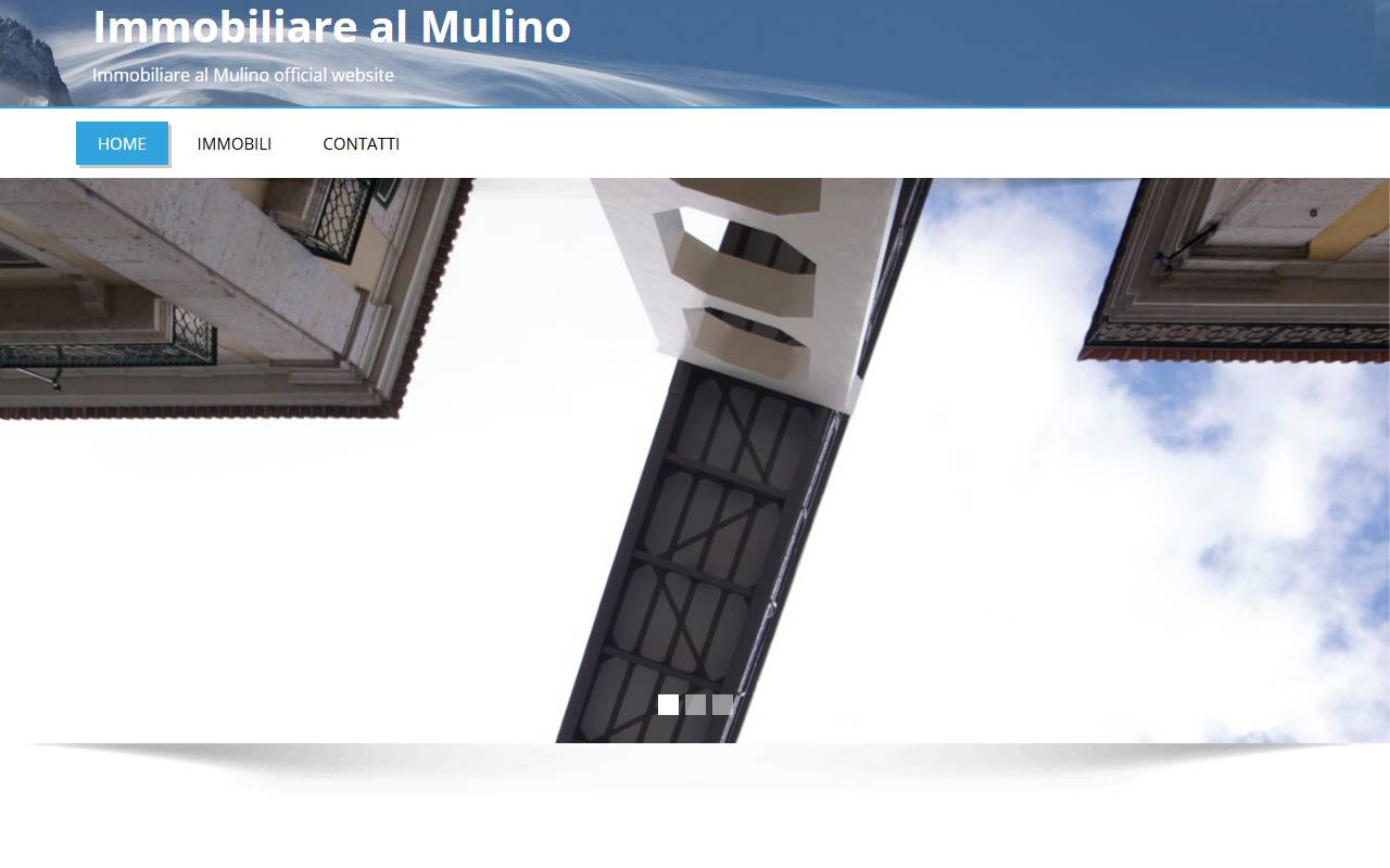 Anteprima del sito: Immobiliare al Mulino SA