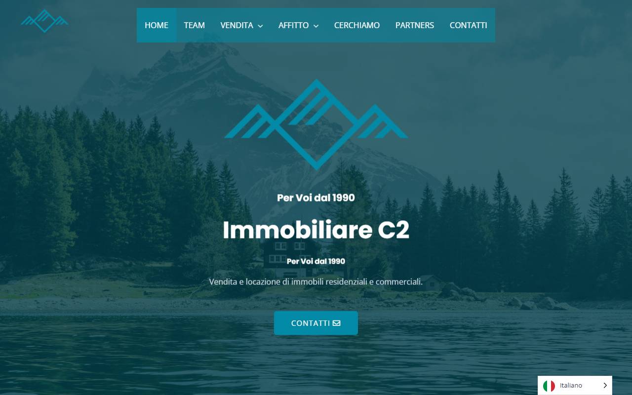 Anteprima del sito: C2 Agenzia Immobiliare Sagl