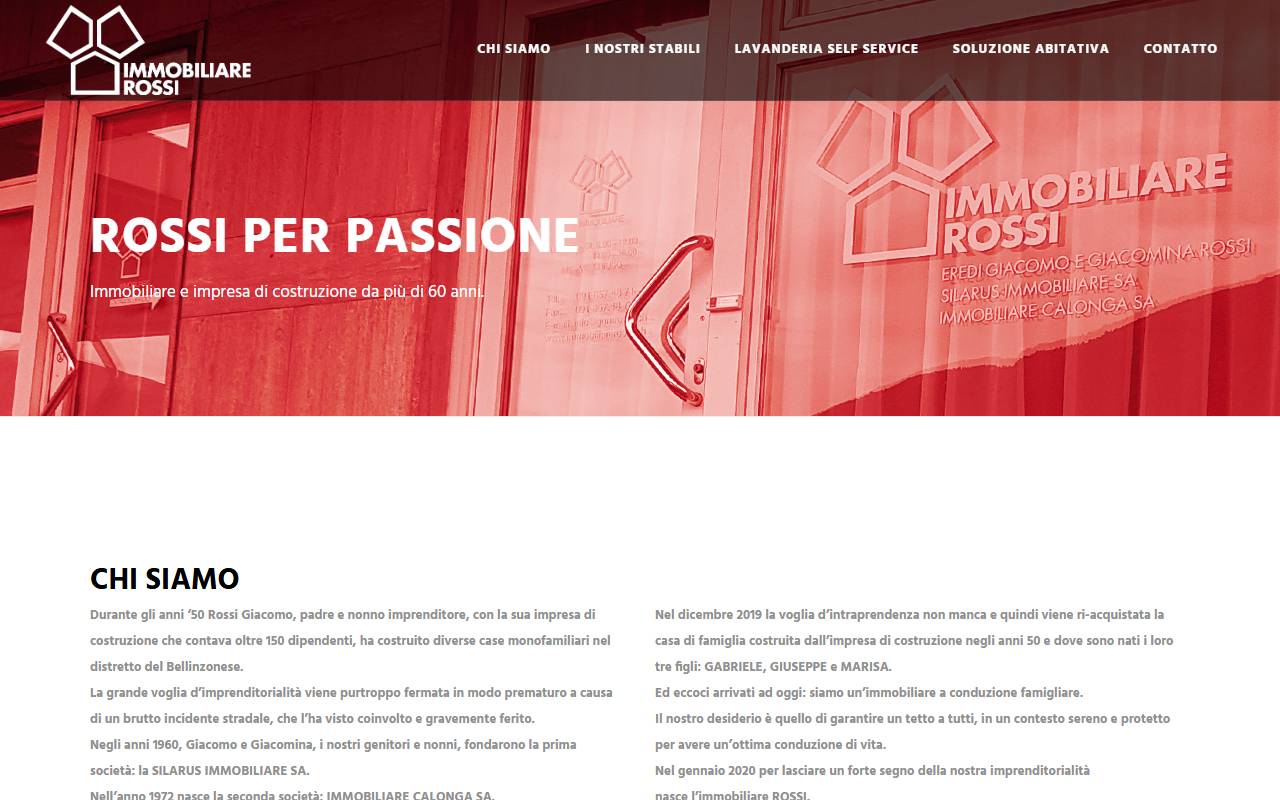 Anteprima del sito: Immobiliare Rossi