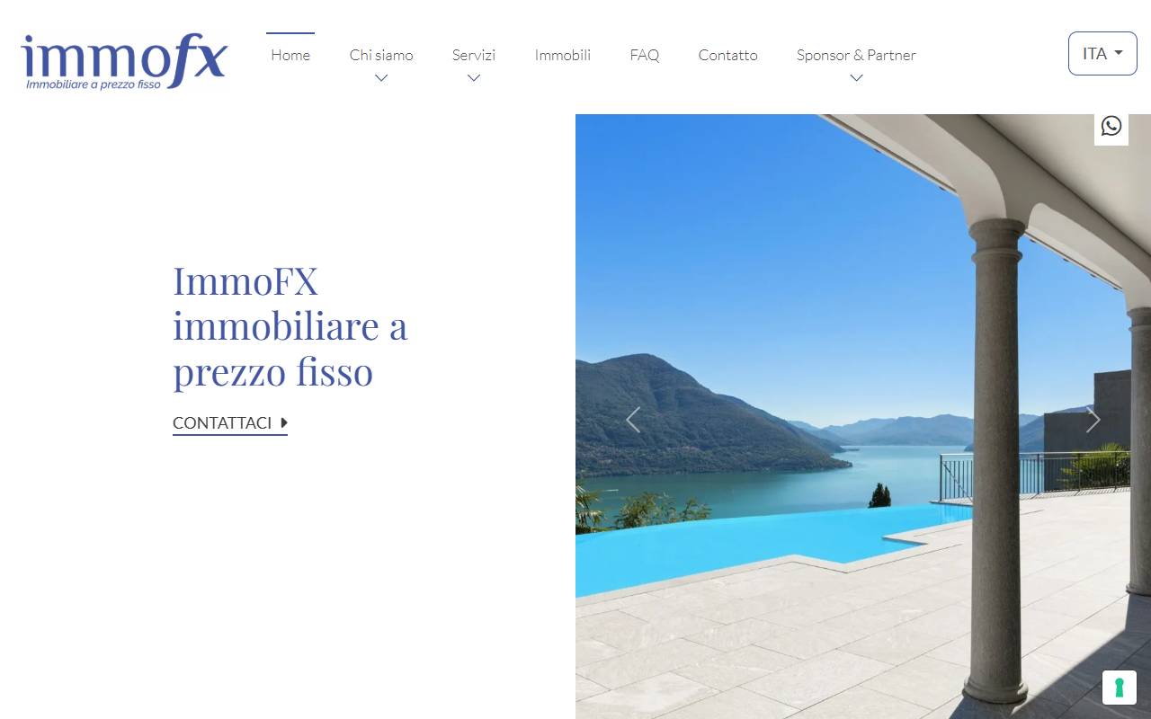 Anteprima del sito: ImmoFx Sagl