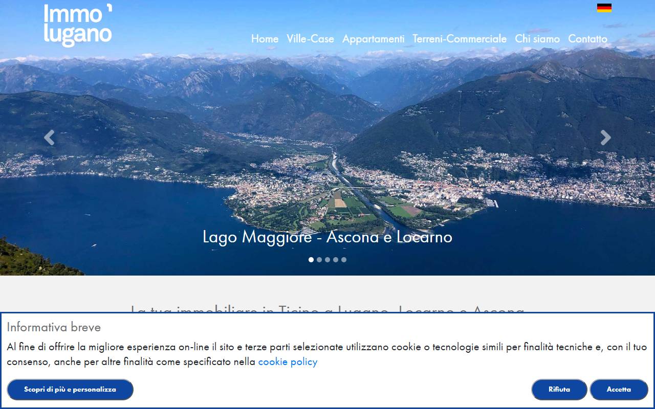 Anteprima del sito: Immo Locarno Sagl