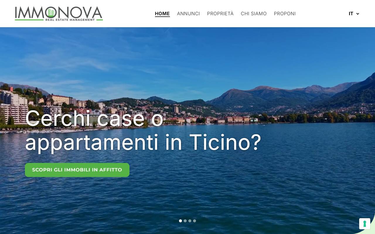 Anteprima del sito: IMMONOVA TRUST SA