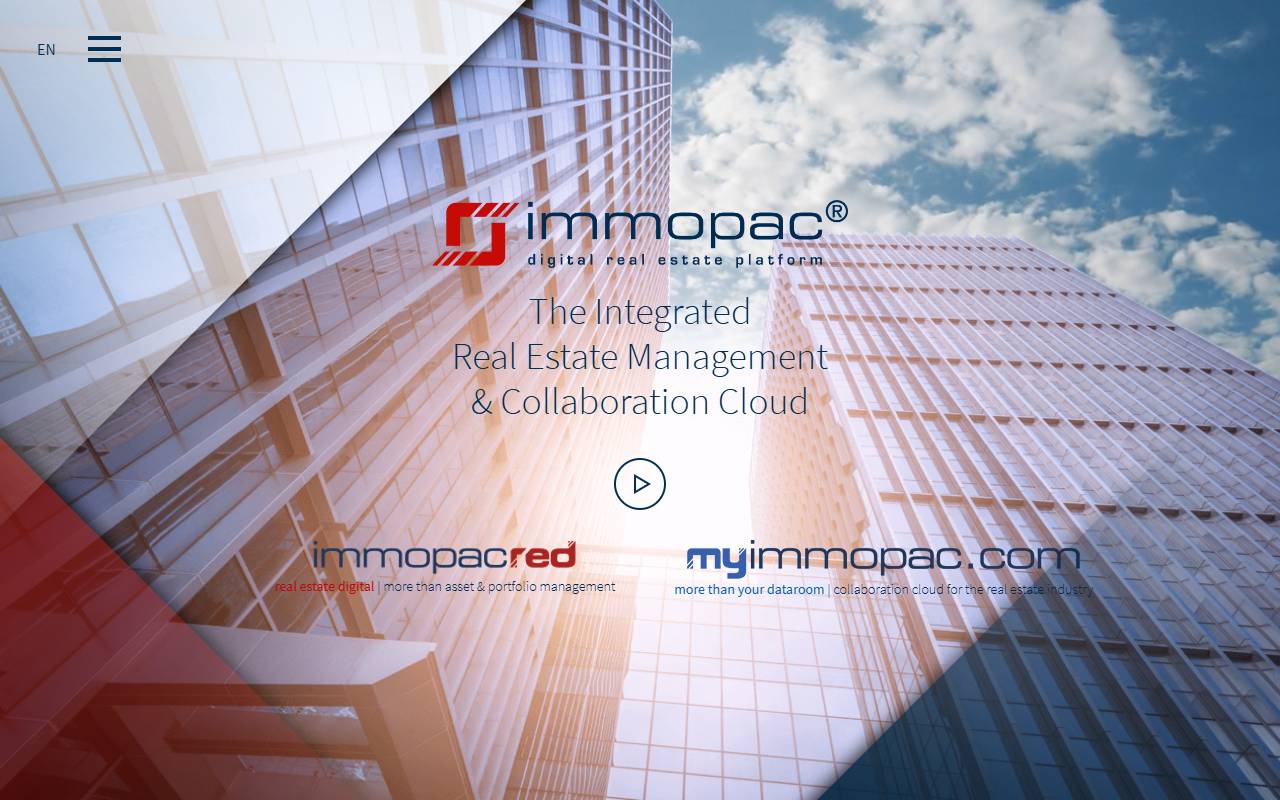 Anteprima del sito: immopac operations ag