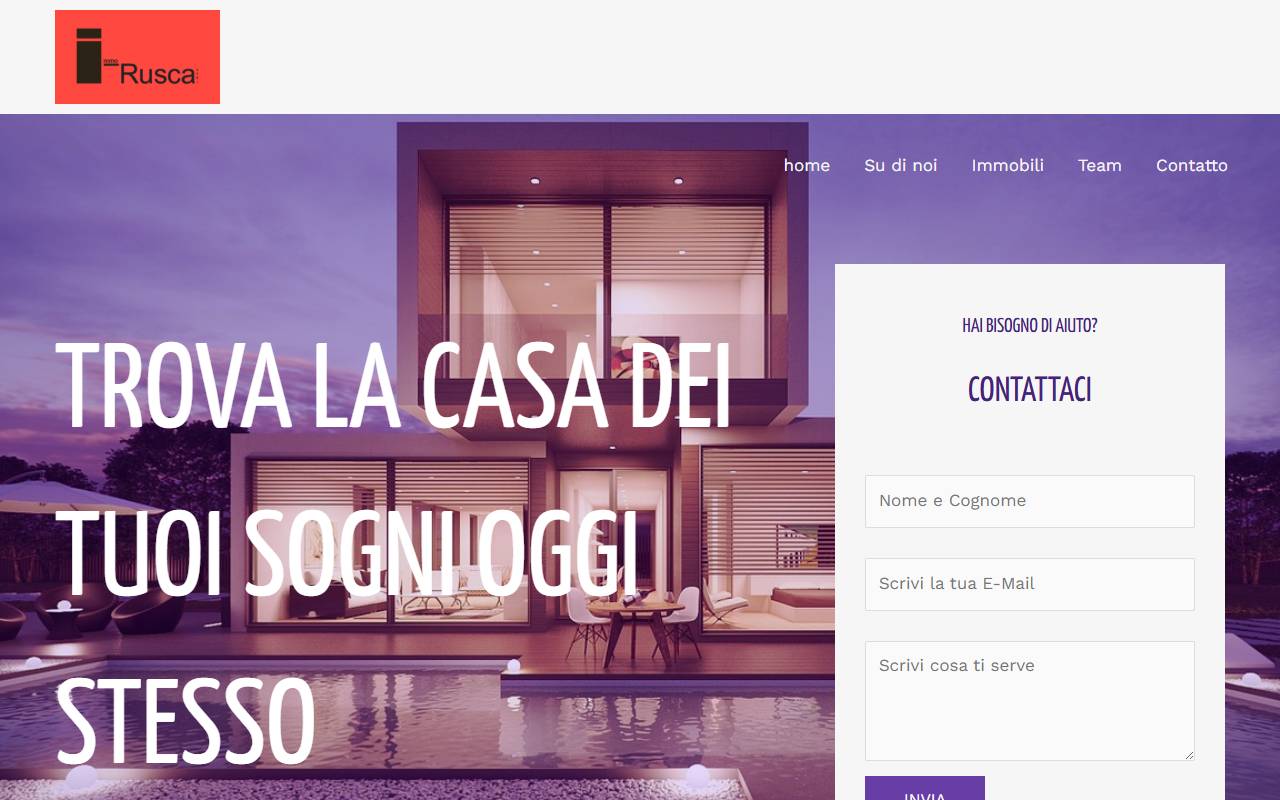 Anteprima del sito: Immo-Rusca Sagl