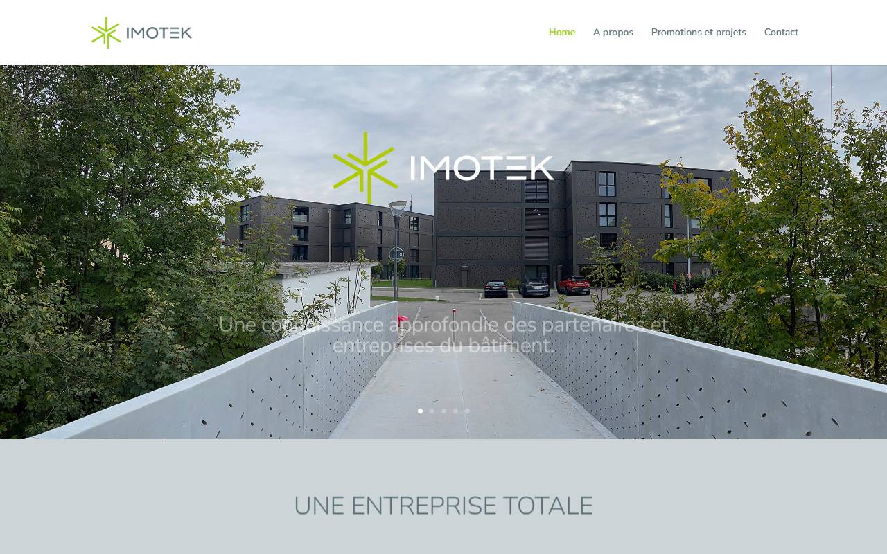 Anteprima del sito: Imotek RC Sagl