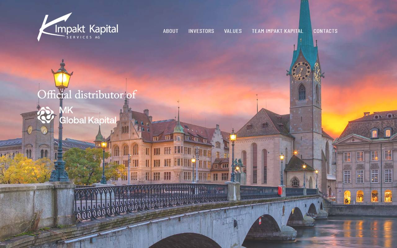 Anteprima del sito: IKS - Impakt Kapital Services SA
