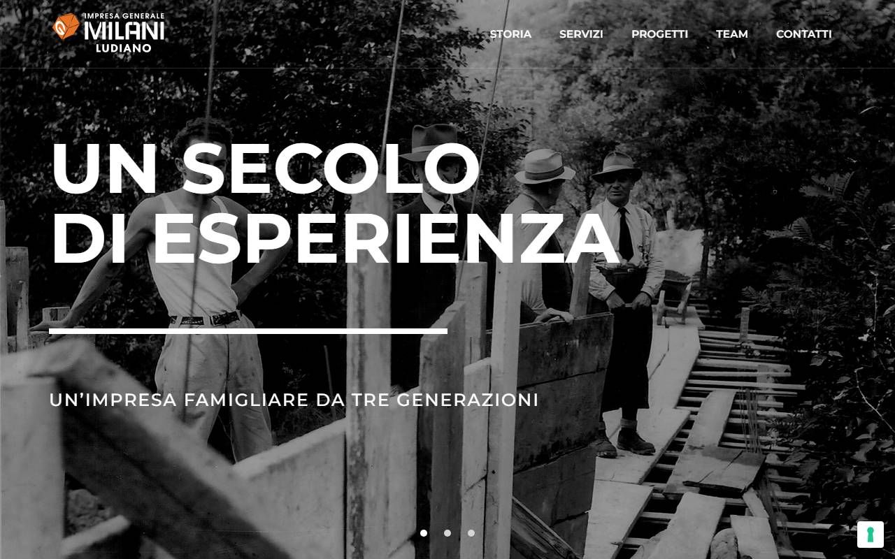 Anteprima del sito: Milani G. SA