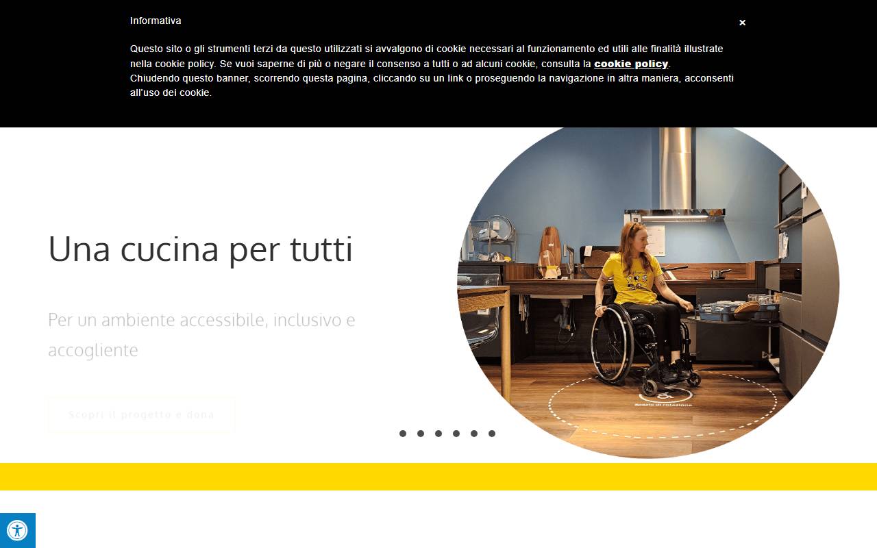 Anteprima del sito: inclusione andicap ticino