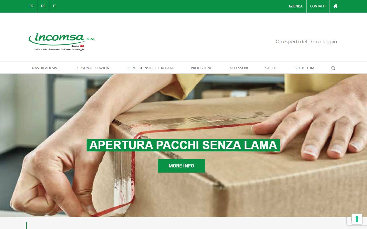 Anteprima del sito: Incomsa SA