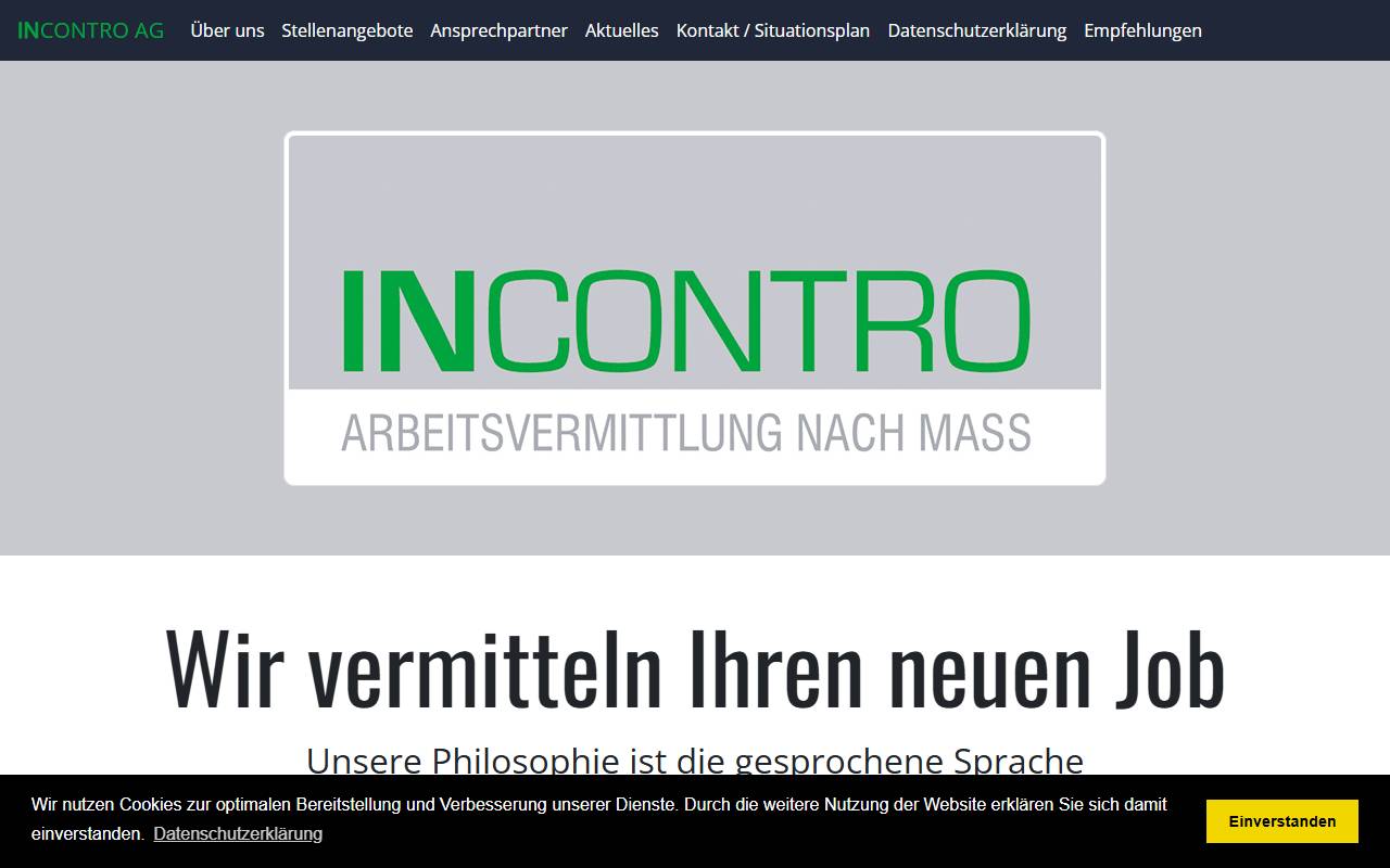 Anteprima del sito: Incontro Verbano GmbH