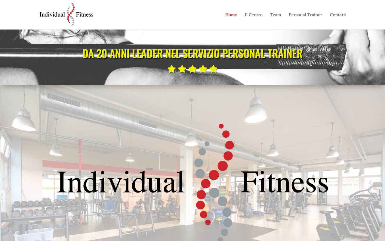 Anteprima del sito: Individual Fitness SA