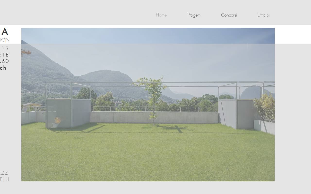 Anteprima del sito: INFABRICA - ARCHITETTURA E DESIGN di RAOUL GIANINAZZI ARCHITETTO - MASSIMO CRIVELLI ARCHITETTO