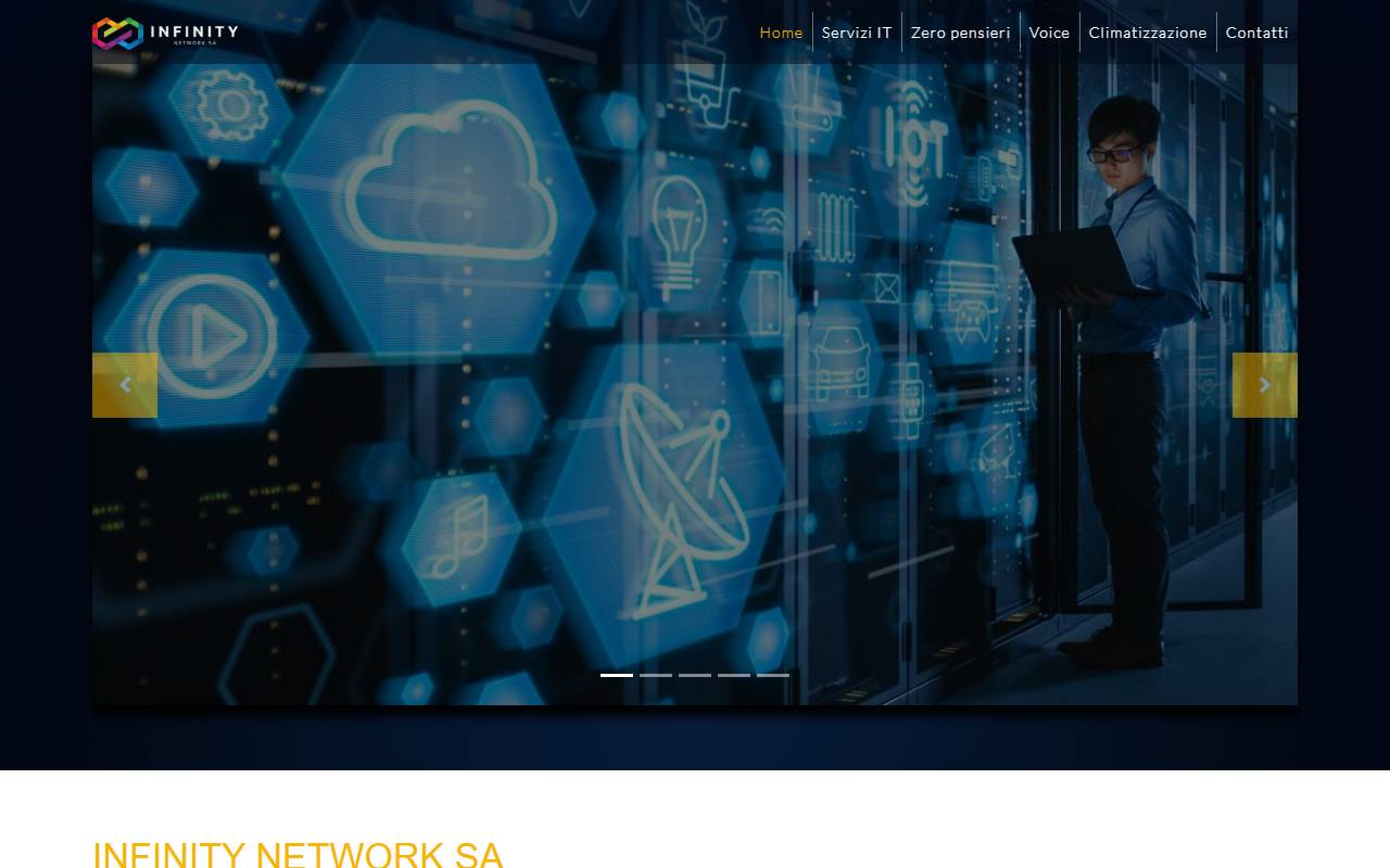 Anteprima del sito: INFINITY NETWORK SA