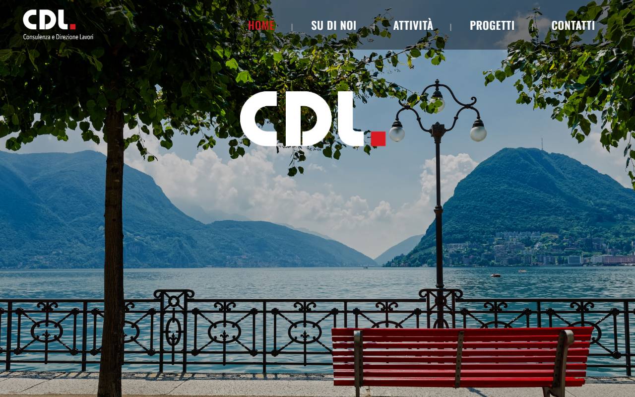 Anteprima del sito: CDL Consulenza e direzione lavori SA