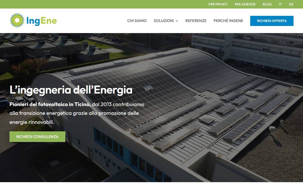 Anteprima del sito: IngEne SA