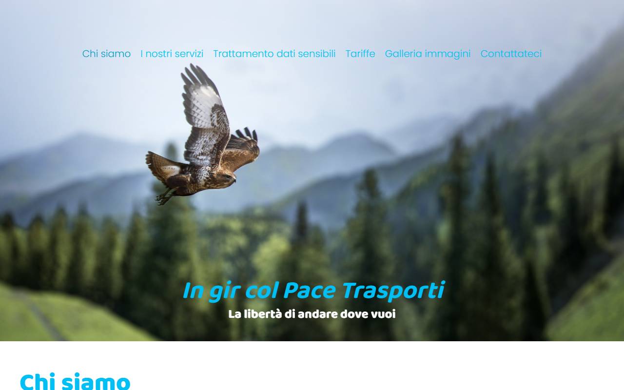 Anteprima del sito: In gir col Pace Trasporti