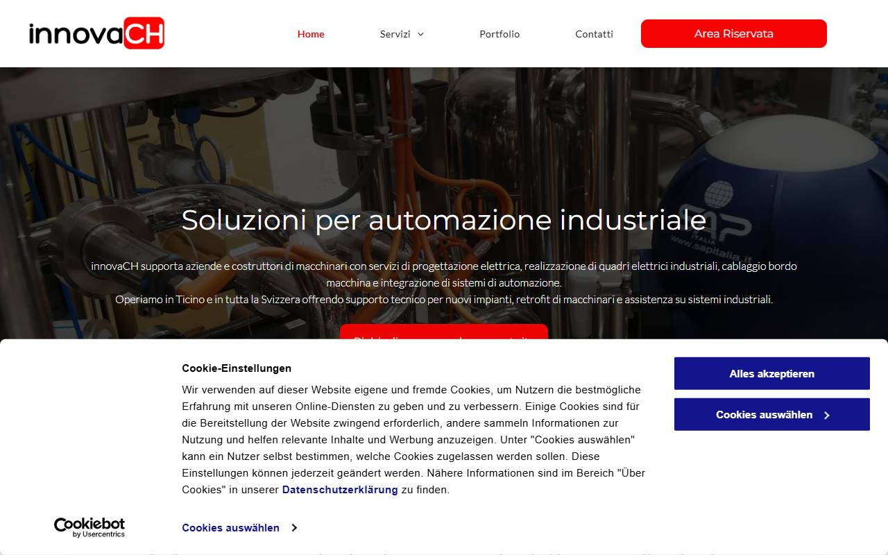 Anteprima del sito: innovaCH sagl