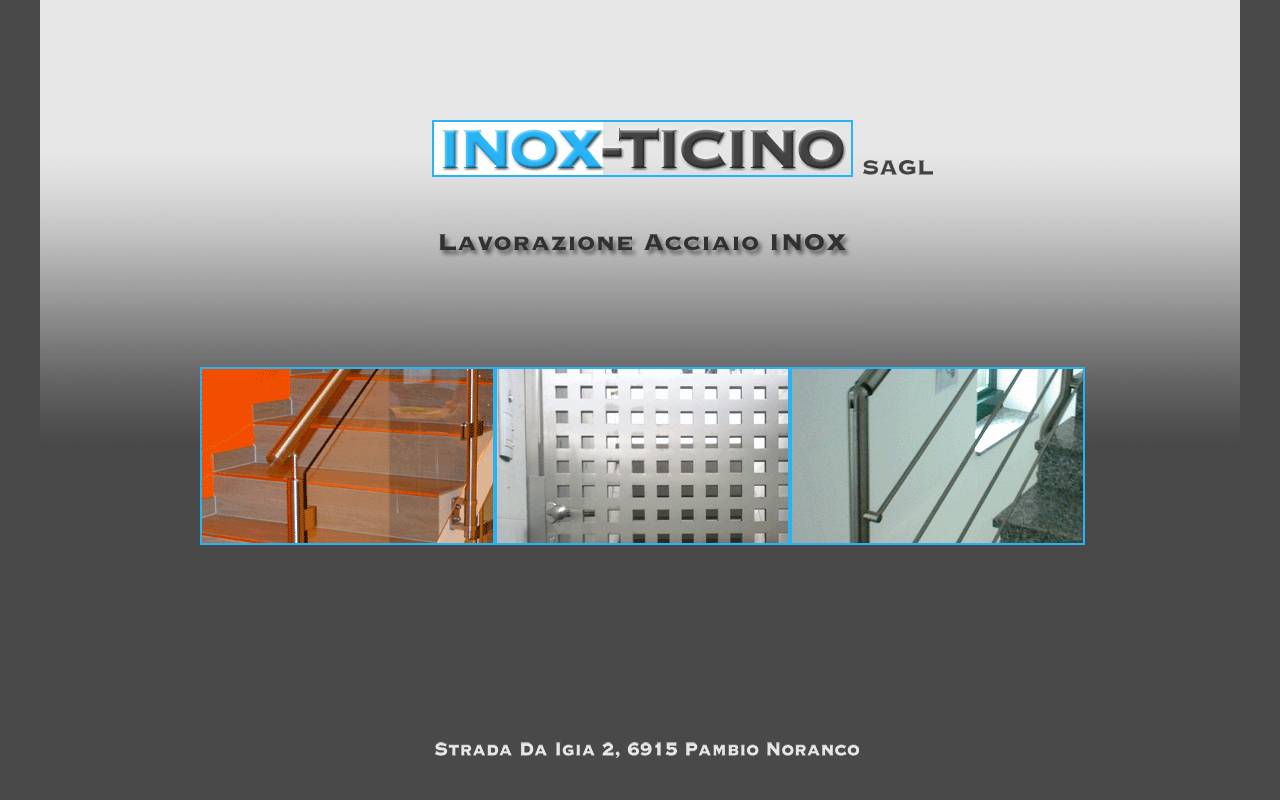 Anteprima del sito: Inox-Ticino Sagl