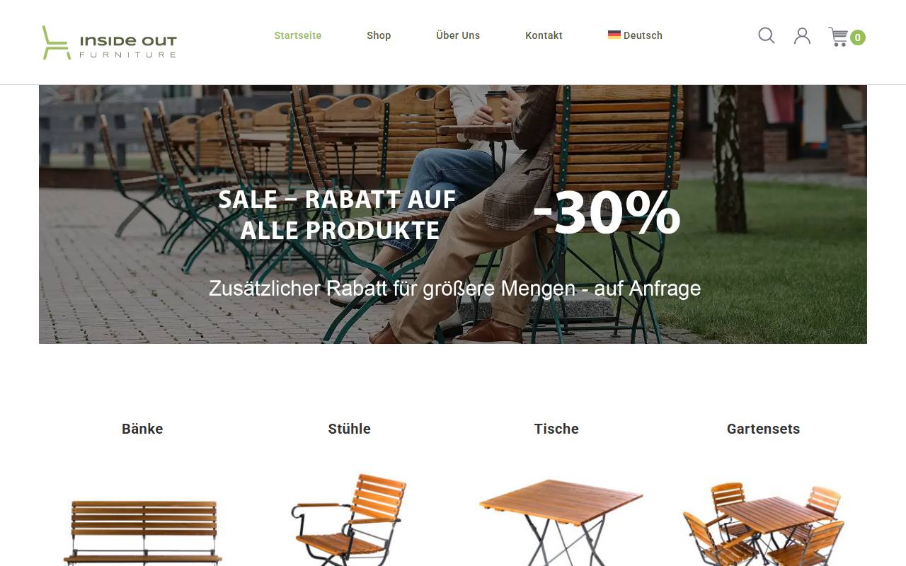 Anteprima del sito: Insideout Furniture Sagl
