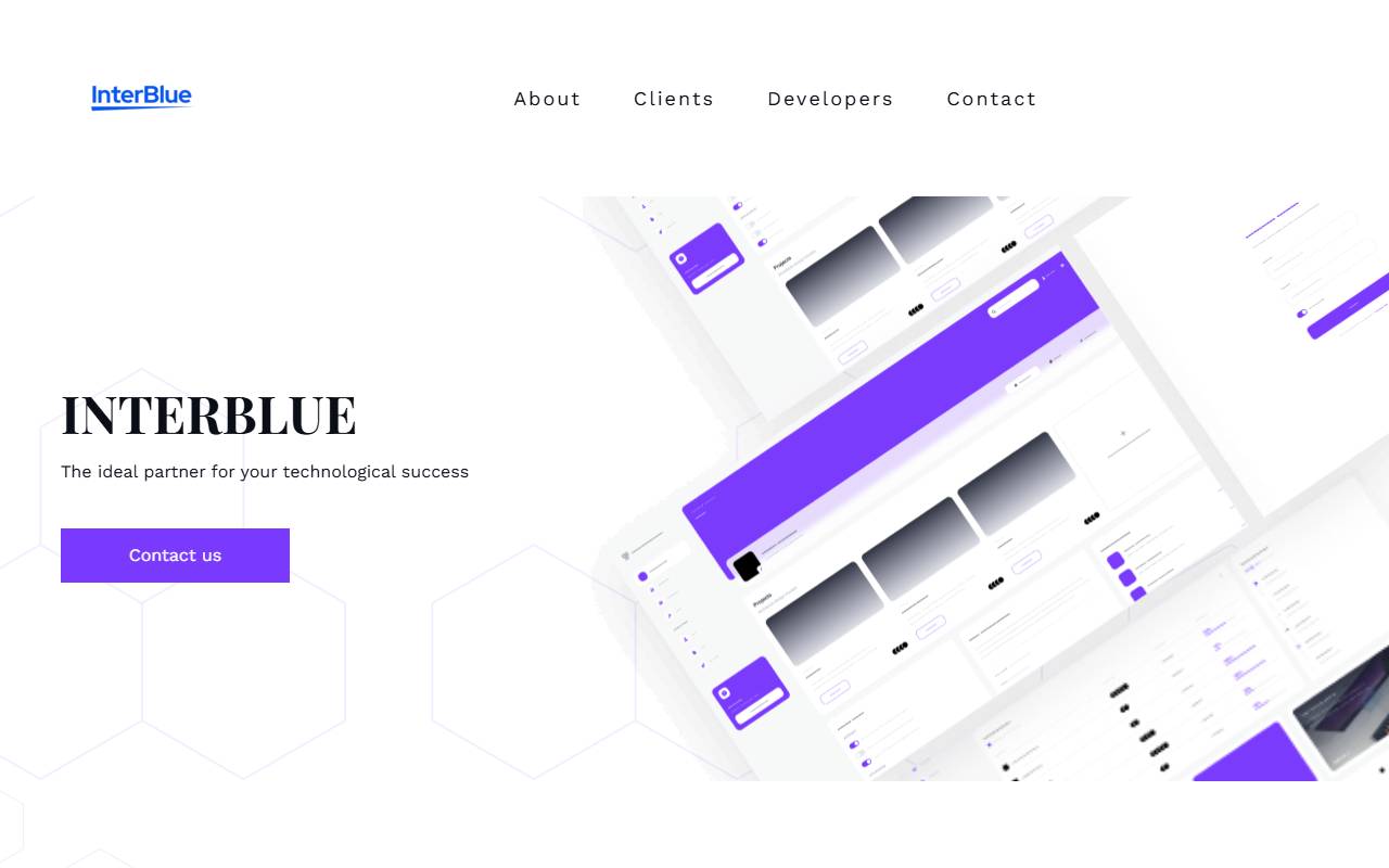 Anteprima del sito: Interblue SA