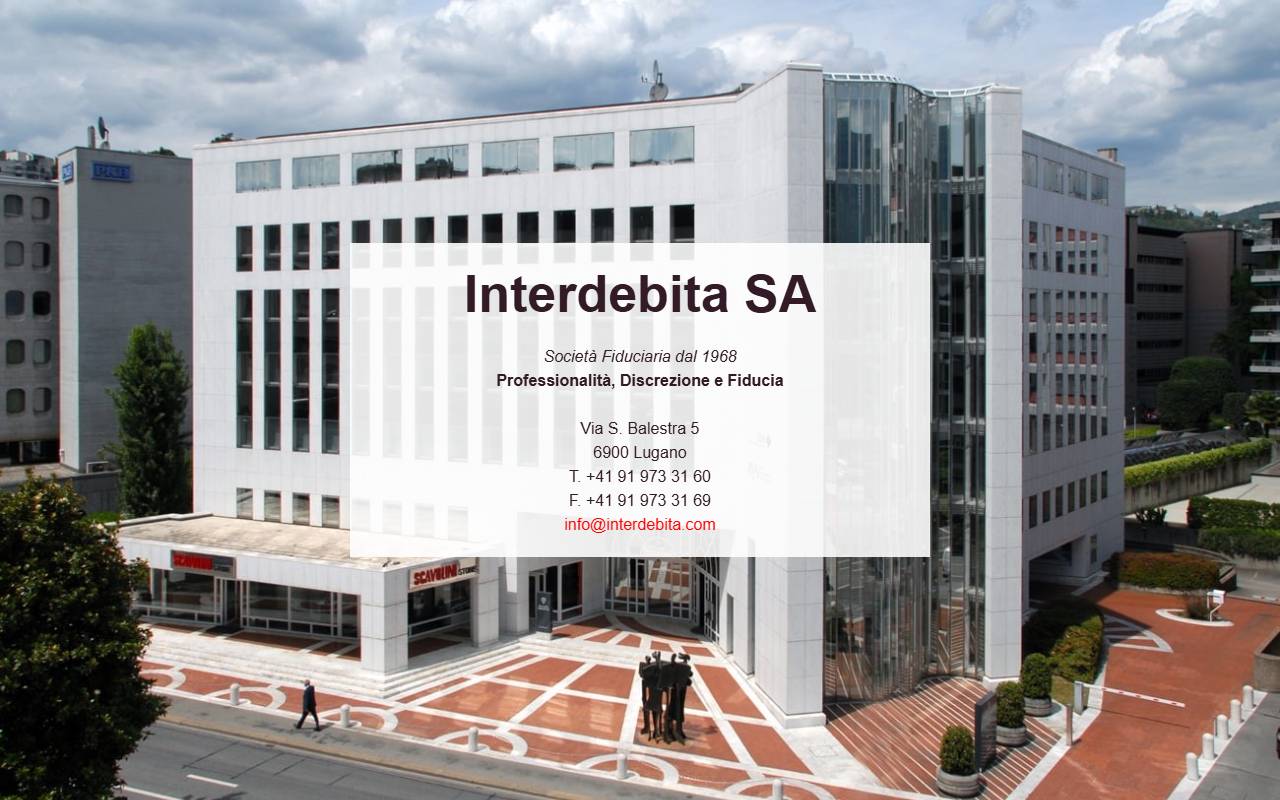 Anteprima del sito: Interdebita SA