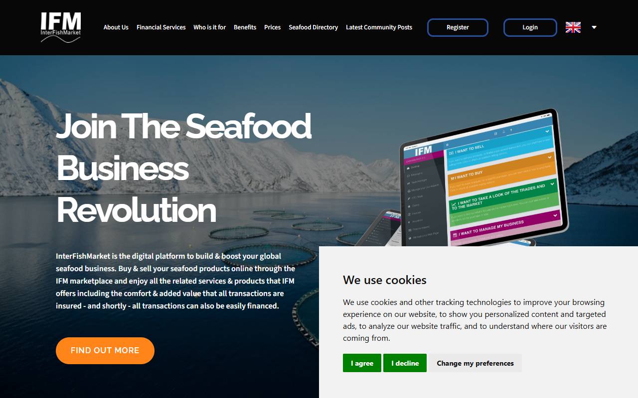 Anteprima del sito: InterFishMarket GmbH