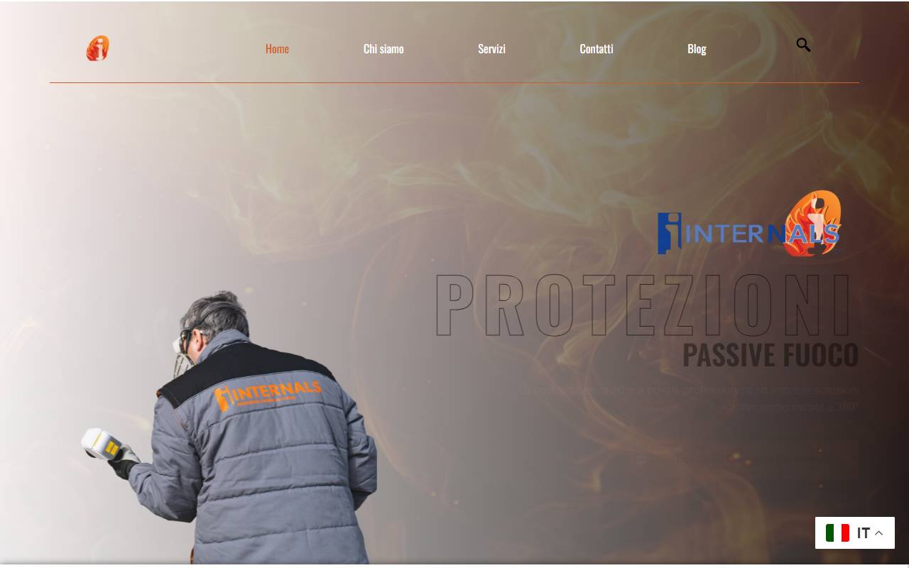 Anteprima del sito: INTERNALS S.R.L., Fidenza, succursale di Paradiso