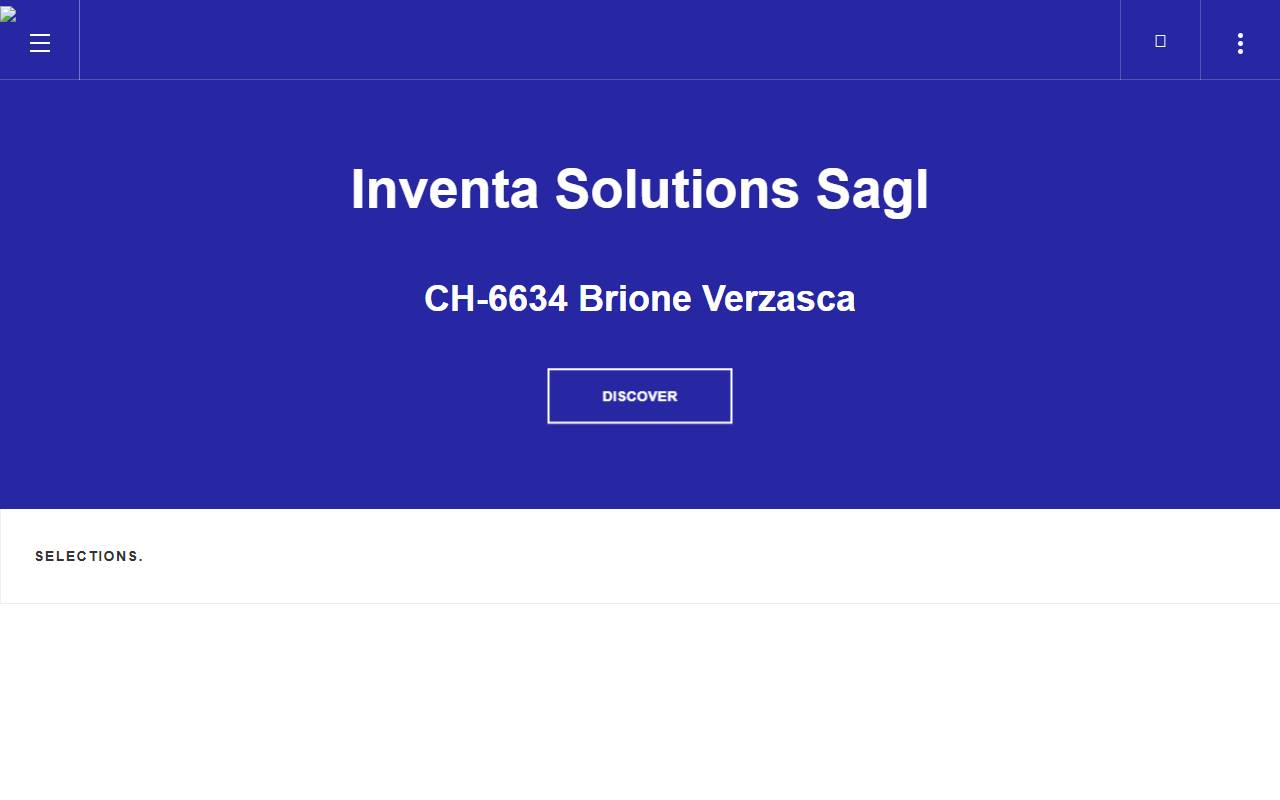 Anteprima del sito: Inventa Solutions Sagl