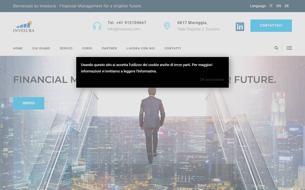 Anteprima del sito: INVESURA SA