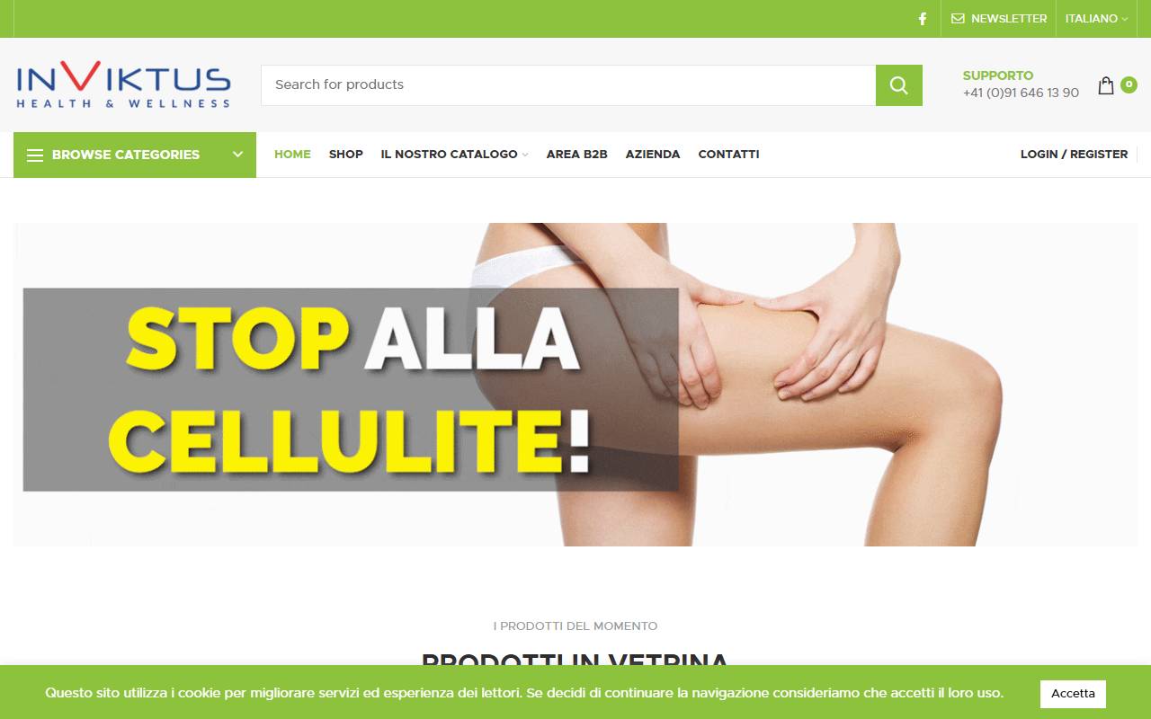 Anteprima del sito: Inviktus Sagl