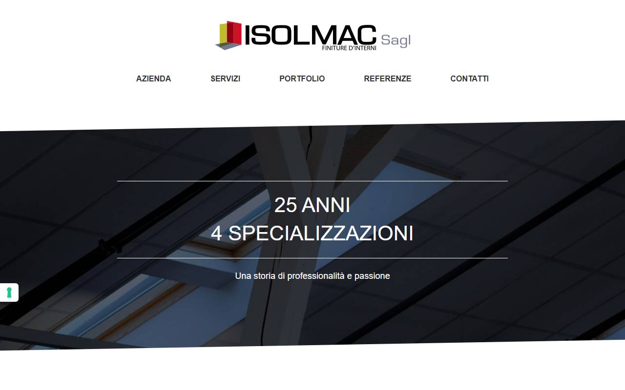 Anteprima del sito: ISOLMAC Sagl
