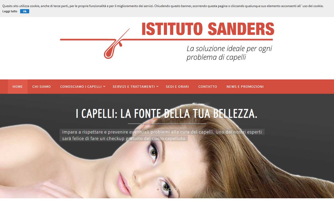 Anteprima del sito: Istituto Sanders Lugano SA