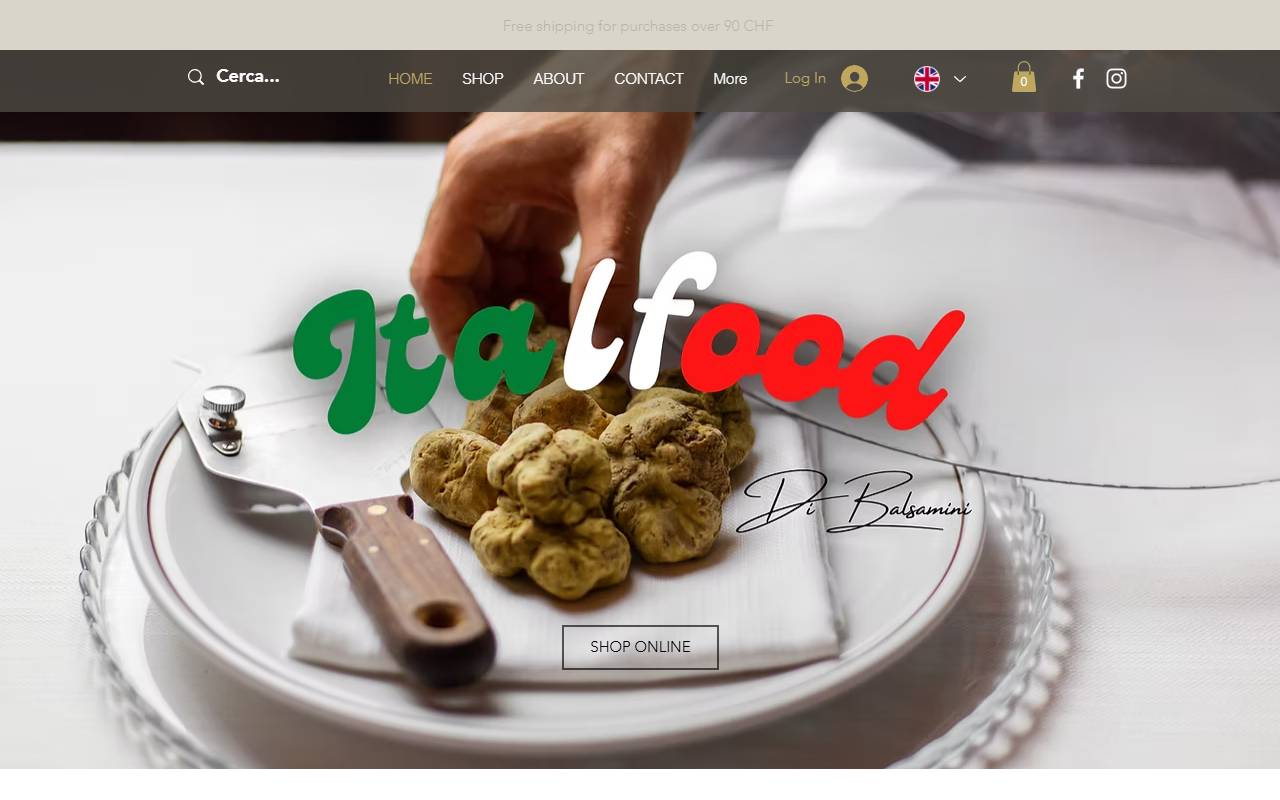 Anteprima del sito: ITALFOOD DI BALSAMINI