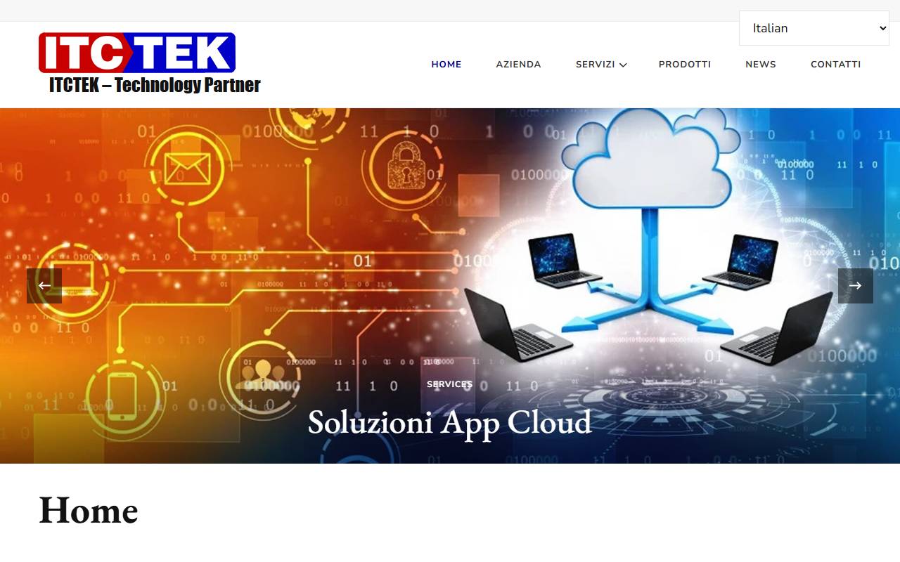 Anteprima del sito: ITCTEK SA