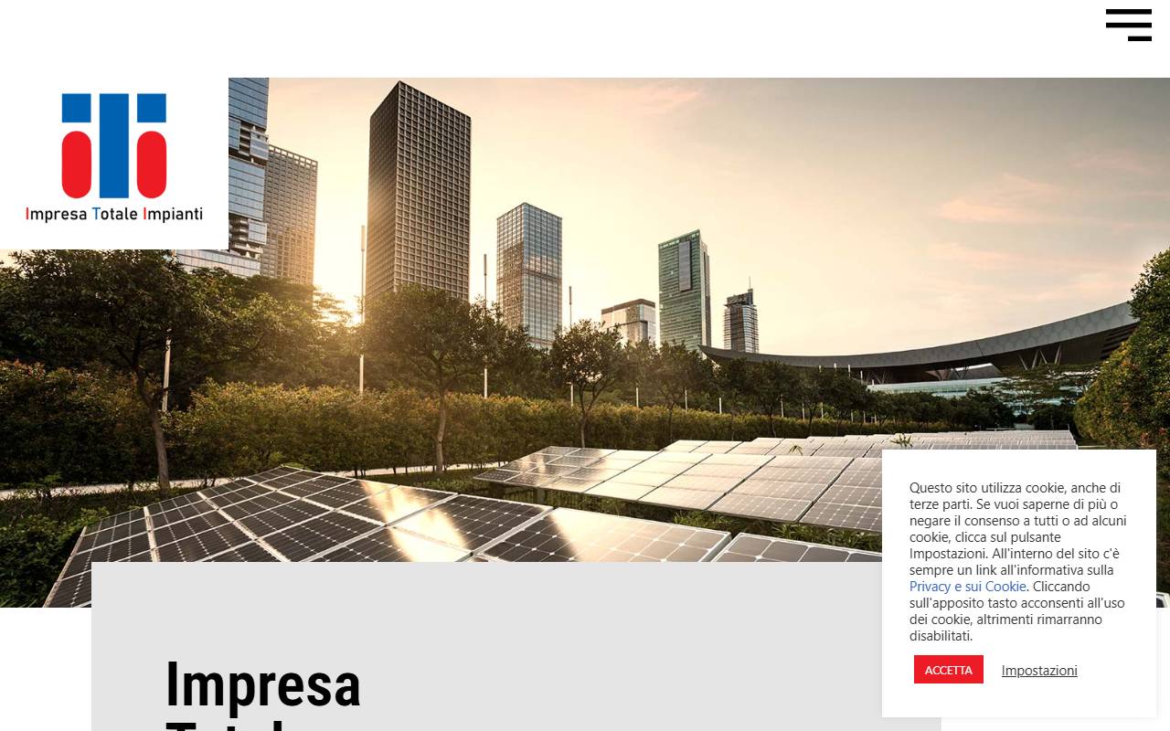 Anteprima del sito: Impresa Totale Impianti (ITI) SA
