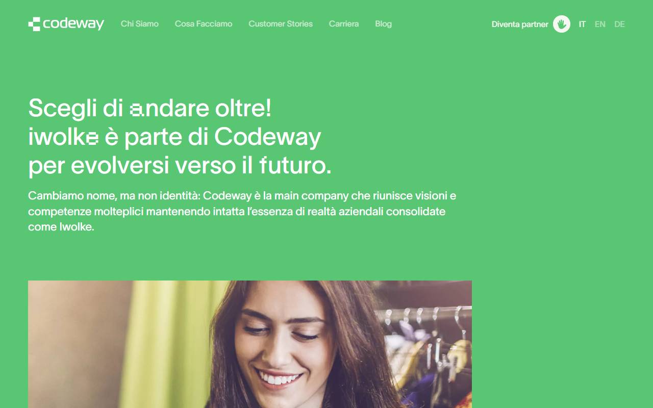 Anteprima del sito: IWOLKE SAGL