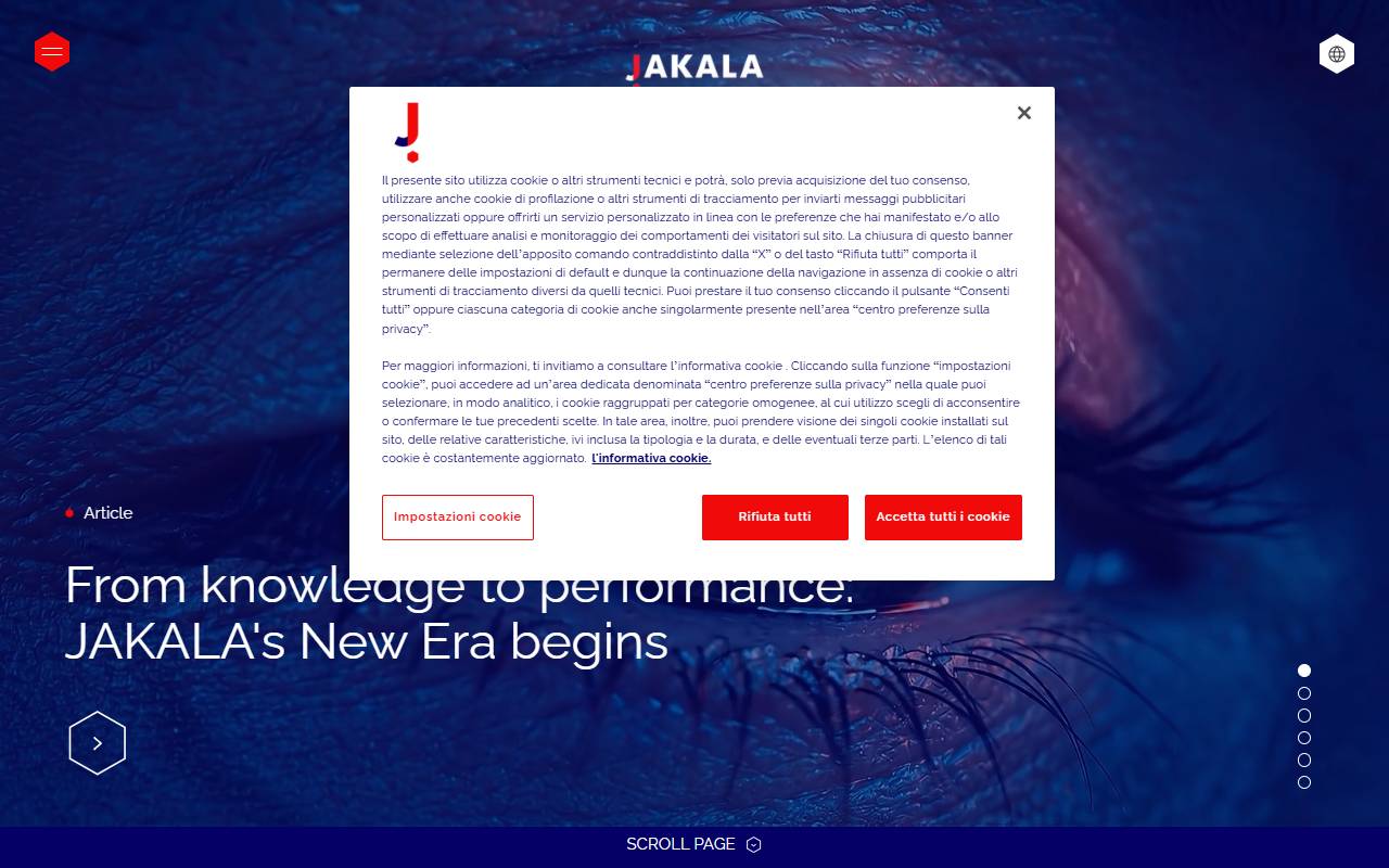 Anteprima del sito: JAKALA MARTECH SA