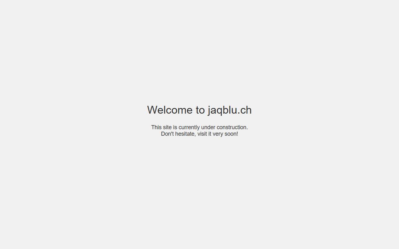 Anteprima del sito: JAQBLU SA