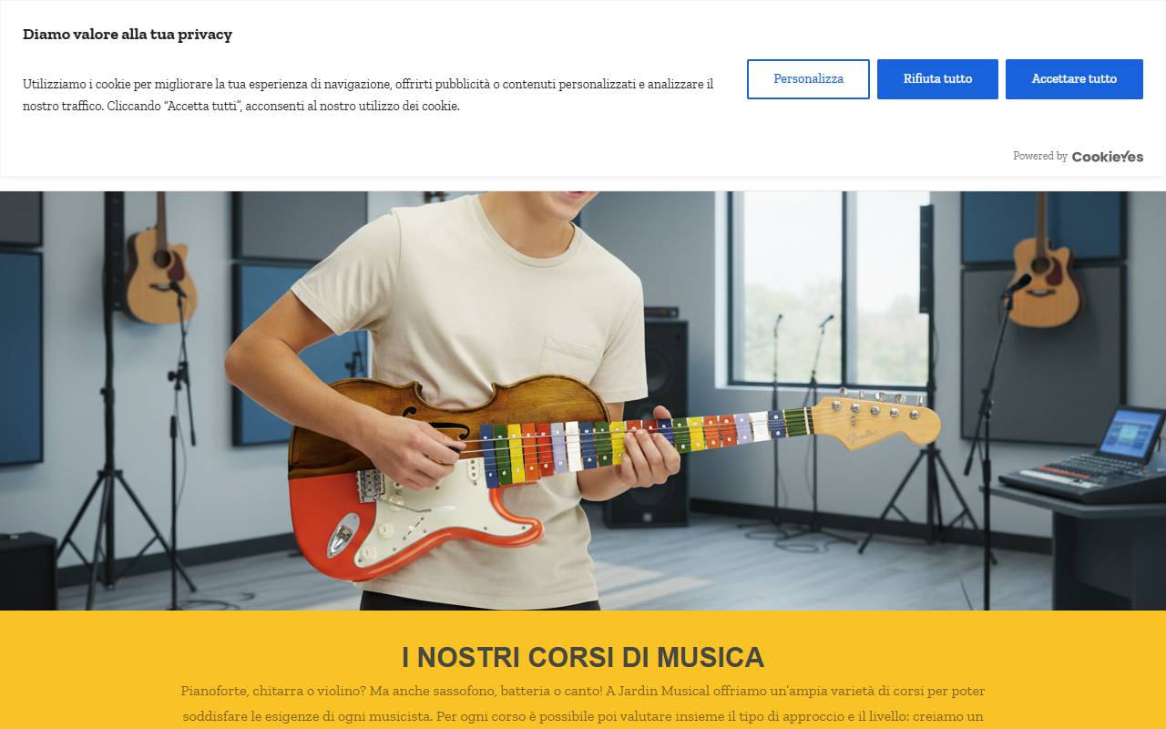 Anteprima del sito: Jardin Musical Sagl