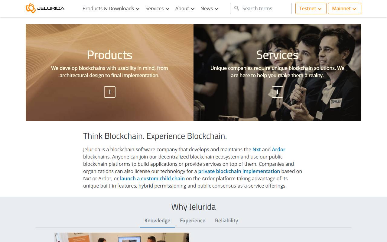 Anteprima del sito: Jelurida Swiss SA
