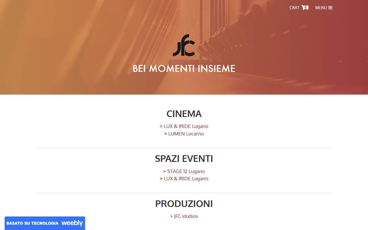 Anteprima del sito: JFC Sagl