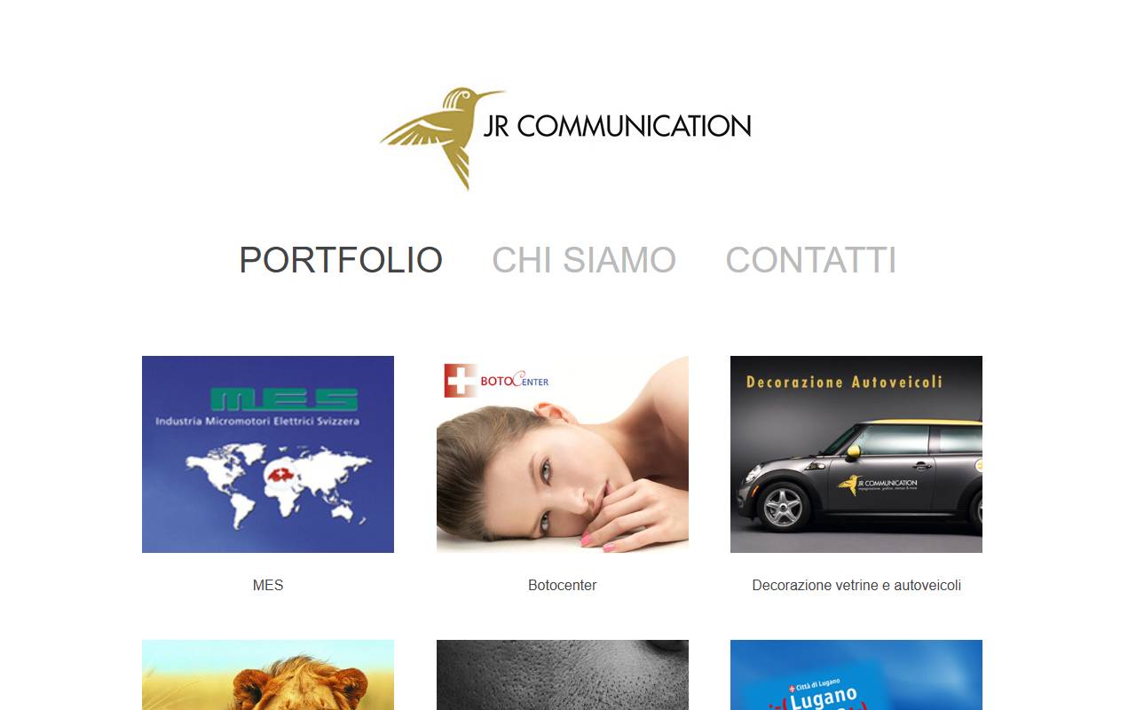 Anteprima del sito: JR COMMUNICATION di Jacopo Riva
