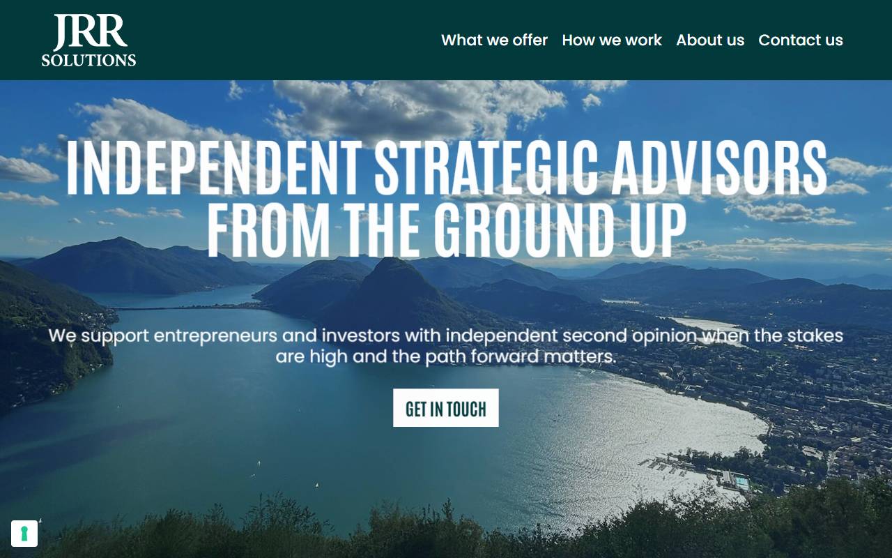Anteprima del sito: JRR Solutions SA